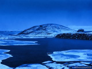 Blaue Stunde Jökulsárlón