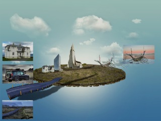 fliegende Insel